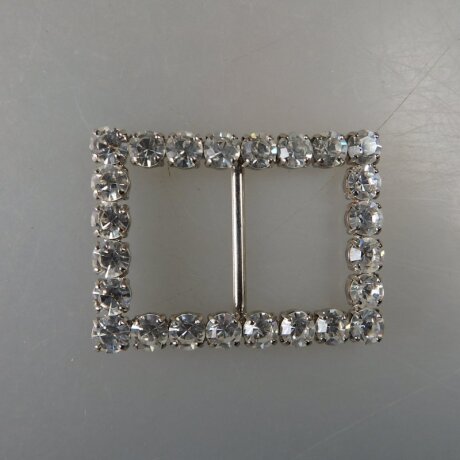 Neugablonz: Gürtelschnalle Strass alter Stil um 1925 (36411)