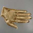 Neugablonz: Übergrosse Brosche Hand ab/um 1980 (36429)