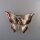 Neugablonz: Brosche Schmetterling Emaille Strass (36487)