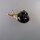Neugablonz: Brosche Schnecke Emaille Strass (36491)