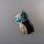 Neugablonz: Brosche Eule Emaille Strass (36493)