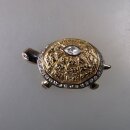 Neugablonz: Brosche Schildkröte Strass (36499)