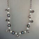 Neugablonz: Modernes Collier strahlender Strass (36508)