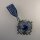 Neugablonz: Bewegliche Brosche Orden Strass um 1970 (36518)