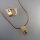 Neugablonz: Modernes Schmuckset Collier und Ohrstecker (36522)