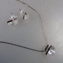 Neugablonz: Modernes Schmuckset Collier und Ohrstecker...