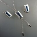 Neugablonz: Modernes Schmuckset Collier und Ohrclips (36526)