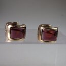 Neugablonz: Paar moderne Ohrstecker Amethyst um 1985 (36531)