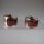 Neugablonz: Paar moderne Ohrstecker Amethyst um 1985 (36531)