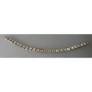 Neugablonz: Elegantes Armband weisser Strass um 1980 (31609)