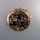Neugablonz: Opulente Brosche im alten Stil um 1935 (36539)