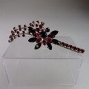 Neugablonz: Kragen- bzw. Kleider-Clip Strass um 1960 (36580)
