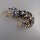 Neugablonz: Aussergewönliche Brosche Strass um 1950 (36581)