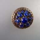 Neugablonz: Brosche Lapislazuli im alten Stil um 1935...